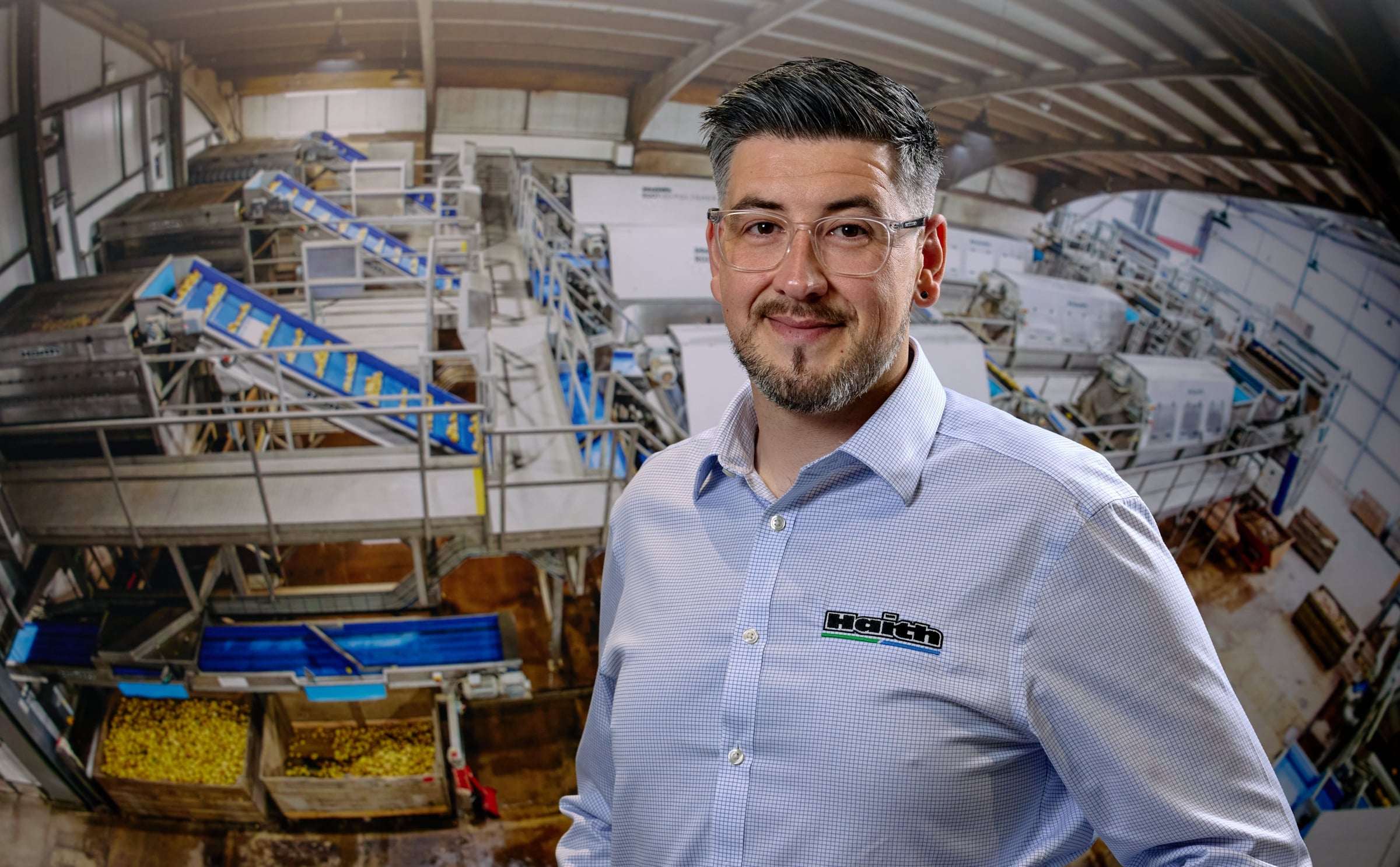 Josh Stilwell, Global Sales Manager at Haith, highlights the company's potato handling solutions and collaboration with GRIMME ahead of INTERPOM 2026 in Belgium