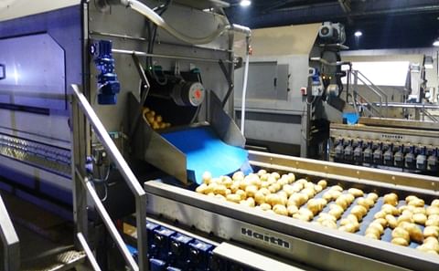Haith developed a direct drive roller potato drier Haith developed a direct drive roller potato drier