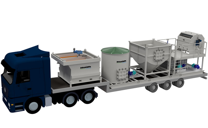 Haith Water Treatment System on the road Haith Water Treatment System on the road