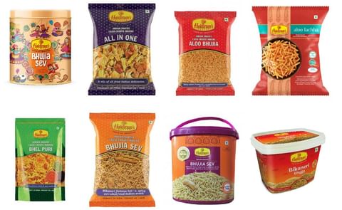 Some of the extensive range of snacks Haldiram's offers Some of the extensive range of snacks Haldiram's offers