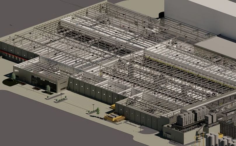 Aerial rendering of Intralox Hammond facility expansion