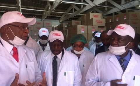 VP Mnangagwa & several ministers tour Hanawa Super Foods early October 2017 as the company is officially commissioned. VP Mnangagwa & several ministers tour Hanawa Super Foods early October 2017 as the company is officially commissioned.