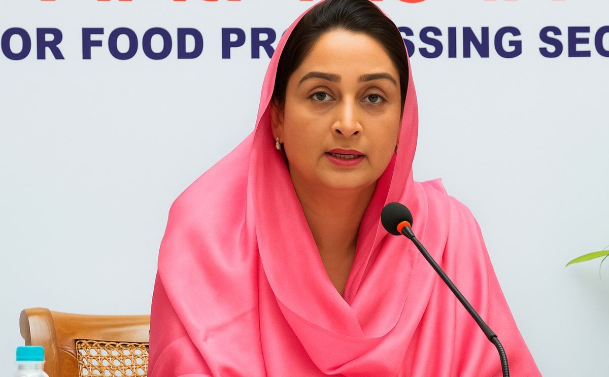 Harsimrat Kaur Badal, Minister of Food Processing Industries in India