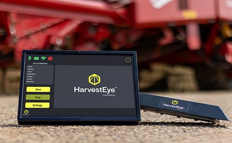 Harvest Eye, A device with a screen and a rectangular object with text Description automatically generated Harvest Eye, A device with a screen and a rectangular object with text Description automatically generated