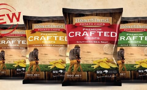 New Zealand potato chip manufacturer Heartland Potato Chips moves into 'kettle chips' with these four flavours of 'Premium Crafted Crisps' New Zealand potato chip manufacturer Heartland Potato Chips moves into 'kettle chips' with these four flavours of 'Premium Crafted Crisps'