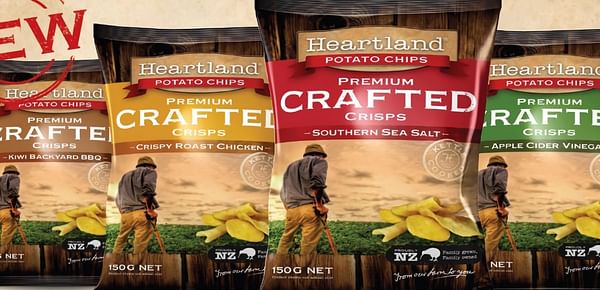 Heartland Potato Chips (NZ) expands range with Premium Crafted Crisps
