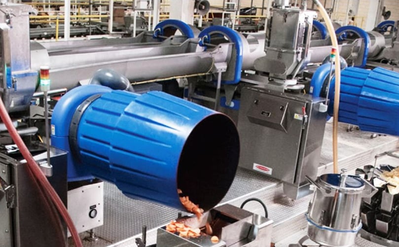 Heat and Control - FastBack® Revolution® On-Machine Seasoning System Combines the most advanced on machine seasoning technology into one compact, low-cost, standalone unit designed to overcome every challenge of seasoning at the weigh-er. Heat and Control - FastBack® Revolution® On-Machine Seasoning System Combines the most advanced on machine seasoning technology into one compact, low-cost, standalone unit designed to overcome every challenge of seasoning at the weigh-er.