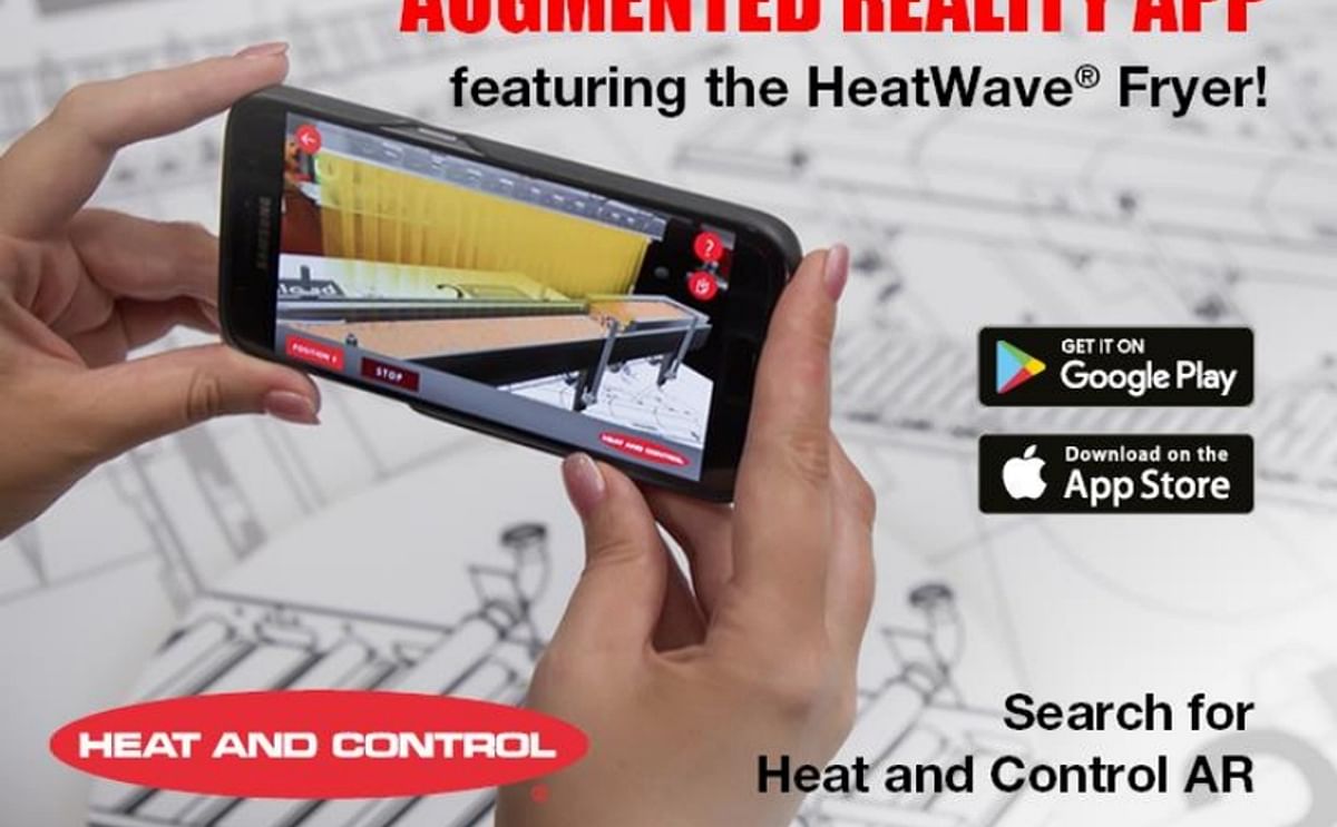 Equipment manufacturer Heat and Control launched an Augmented Reality App, featuring the Heatwave Fryer.
Available for download now.  