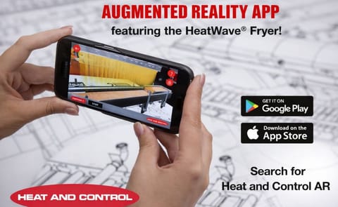 Equipment manufacturer Heat and Control launched an Augmented Reality App, featuring the Heatwave Fryer.Available for download now. Equipment manufacturer Heat and Control launched an Augmented Reality App, featuring the Heatwave Fryer.Available for download now.
