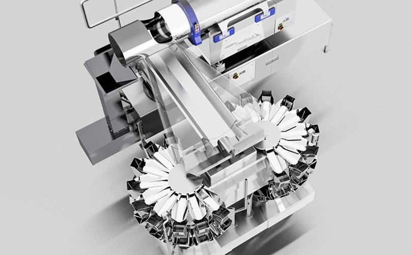 Heat and Control - FastBack® Left Right Center (LRC) Diverting Weigher Infeed Solution Heat and Control - FastBack® Left Right Center (LRC) Diverting Weigher Infeed Solution