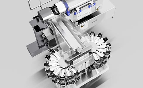 Heat and Control - FastBack® Left Right Center (LRC) Diverting Weigher Infeed Solution Heat and Control - FastBack® Left Right Center (LRC) Diverting Weigher Infeed Solution