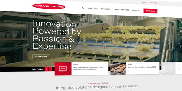 Heat and Control&#039;s New Website Offers Improved Visitor Engagement
