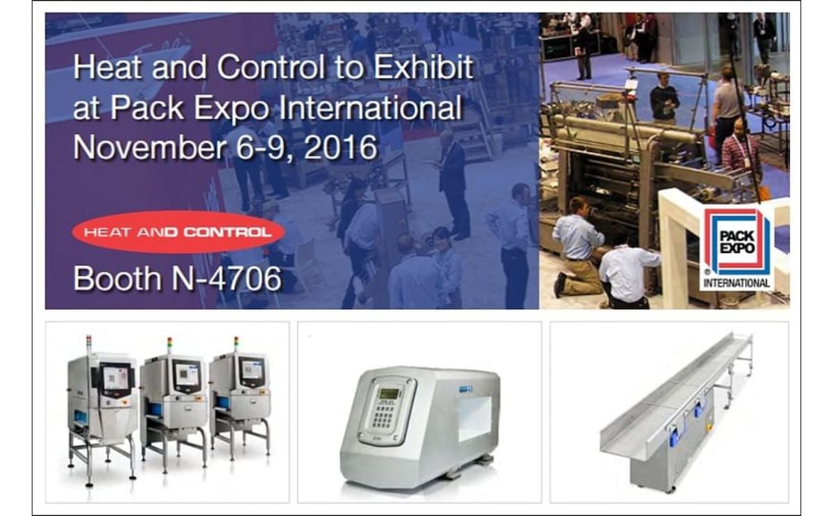 At Pack Expo Heat and Control shows the latest equipment of FastBack, Spray Dynamics, CEIA and Ishida At Pack Expo Heat and Control shows the latest equipment of FastBack, Spray Dynamics, CEIA and Ishida