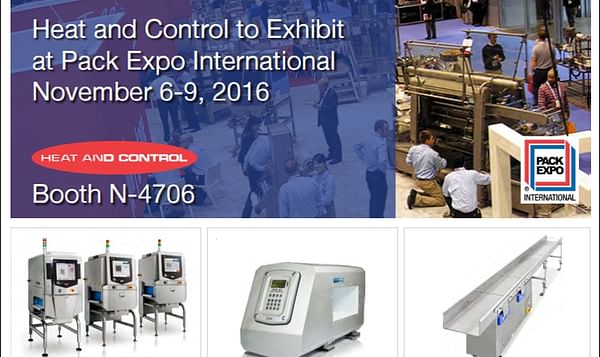 At Pack Expo Heat and Control shows the latest equipment of FastBack, Spray Dynamics, CEIA and Ishida
