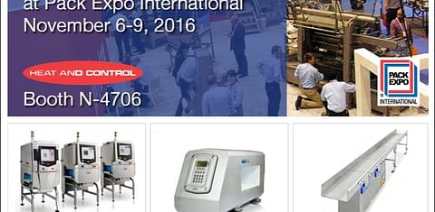 At Pack Expo Heat and Control shows the latest equipment of FastBack, Spray Dynamics, CEIA and Ishida