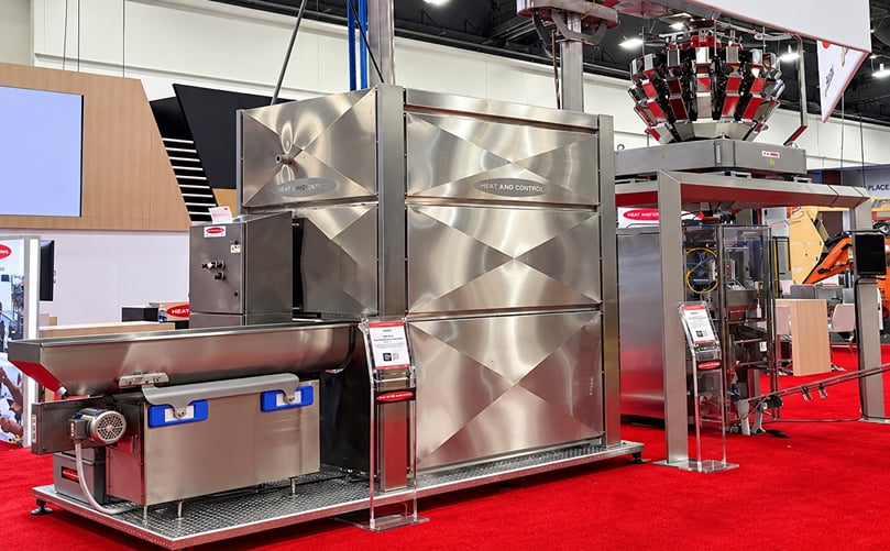 Heat and Control and Ishida technologies combine food processing, multihead weighing and packaging operations within an integrated production line Heat and Control and Ishida technologies combine food processing, multihead weighing and packaging operations within an integrated production line