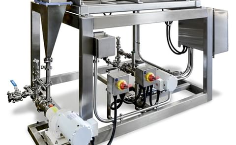 Continuous mixer makes slurries on demand Continuous mixer makes slurries on demand