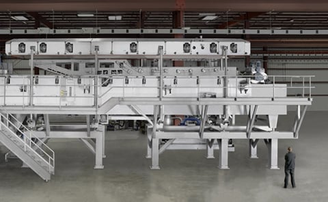 Heat and Control releases another Unitized Vacuum Fryer.
To get an impression of the size of this vacuum fryer, note the person in the right bottom corner of the picture (at the end of the article is a version of this picture you can enlarge) Heat and Control releases another Unitized Vacuum Fryer.
To get an impression of the size of this vacuum fryer, note the person in the right bottom corner of the picture (at the end of the article is a version of this picture you can enlarge)