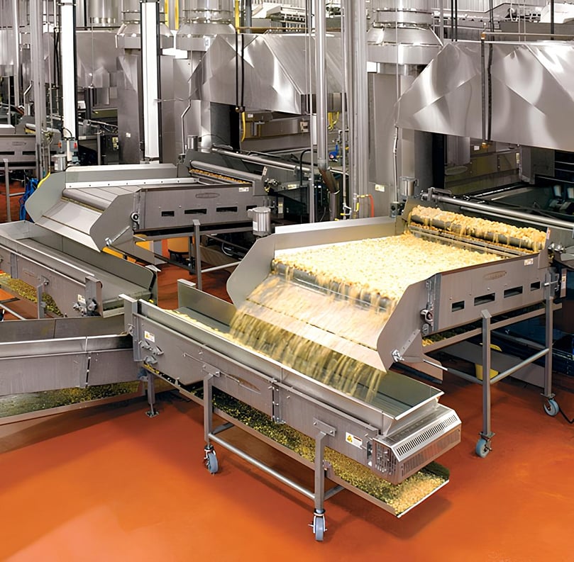 Heat and Control Batch Fryer- Using traditional low temperature cooking, its standard models can produce 180 and 360 finished lbs/hr. Heat and Control Batch Fryer- Using traditional low temperature cooking, its standard models can produce 180 and 360 finished lbs/hr.
