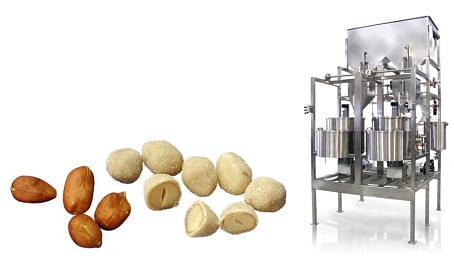 Heat and Control Centrifugal Coater for nuts