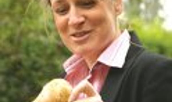  Helen Priestley promoting the potato as CEO of the Potato Council