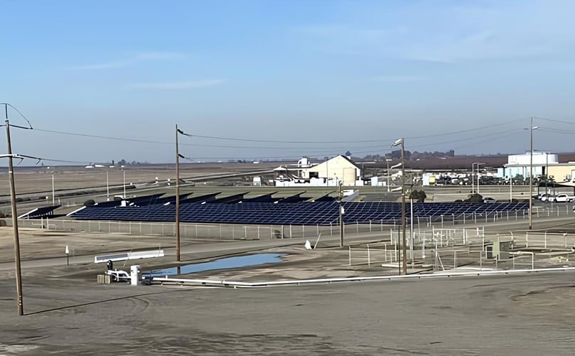 Simplot's Helm Plant with solar array Simplot's Helm Plant with solar array