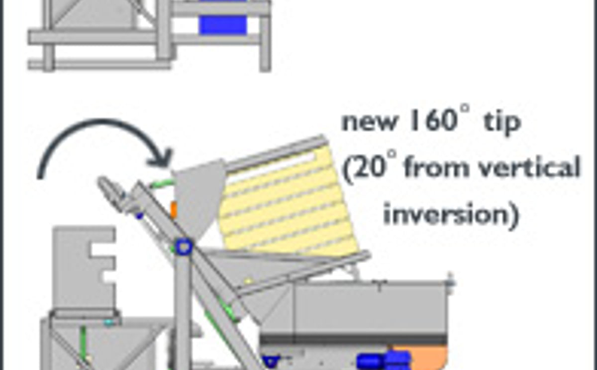 Improved R.J. Herbert Engineering box tipper Improved R.J. Herbert Engineering box tipper