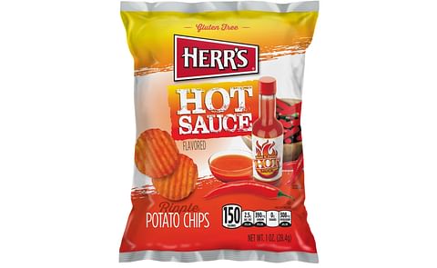 Herr’s® Introduces Hot Sauce Flavored Ripple Kettle Cooked Potato Chips Herr’s® Introduces Hot Sauce Flavored Ripple Kettle Cooked Potato Chips