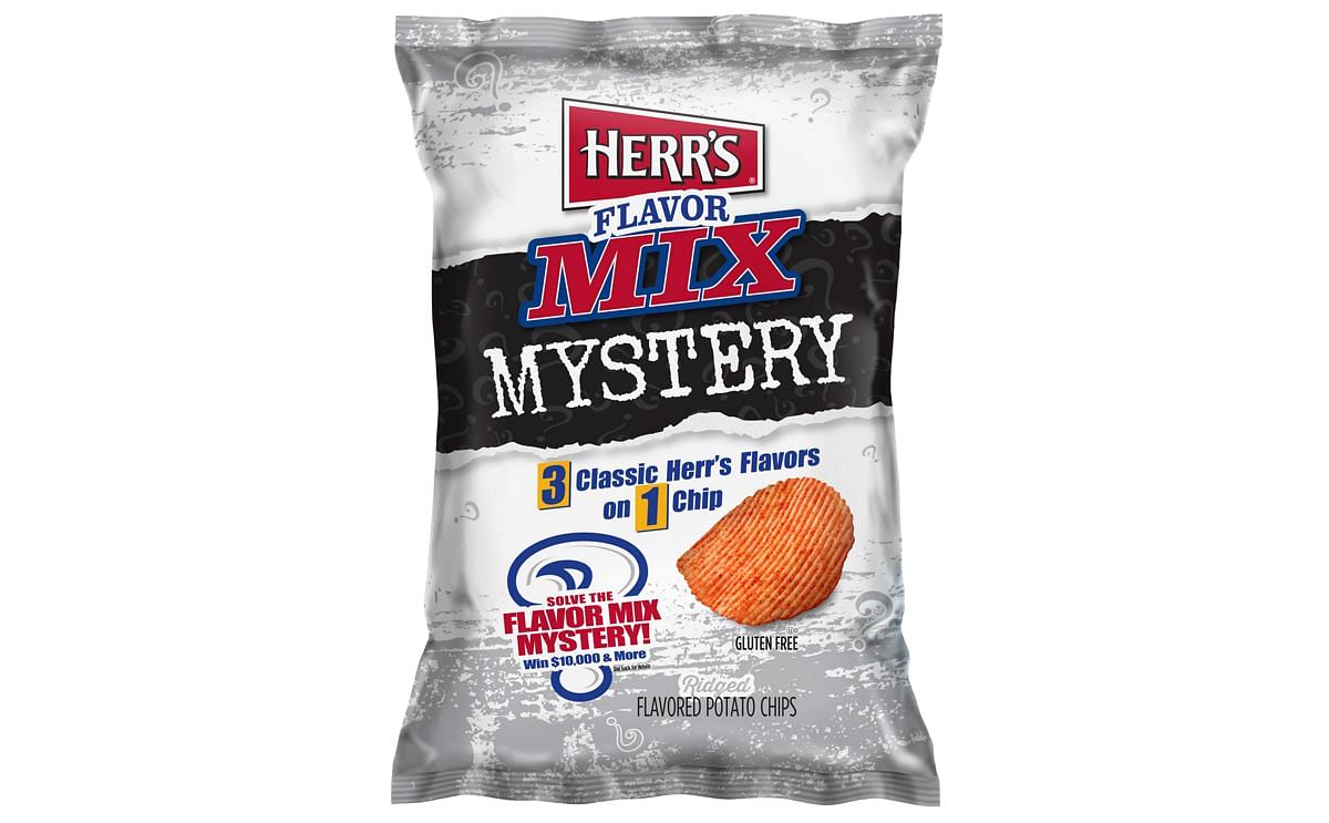 Herr's Launches 'Flavor Mix Mystery' Chip Asking Fans To Guess The Mystery Combination Herr's Launches 'Flavor Mix Mystery' Chip Asking Fans To Guess The Mystery Combination