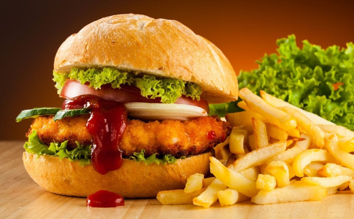 High calorie fast food.... High calorie fast food....