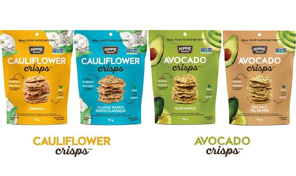 Hippie Snacks Launches Cauliflower Crisps and Avocado Crisps in different flavours