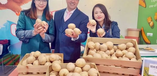  Historic display of U.S. chipping potatoes at a tradeshow in China