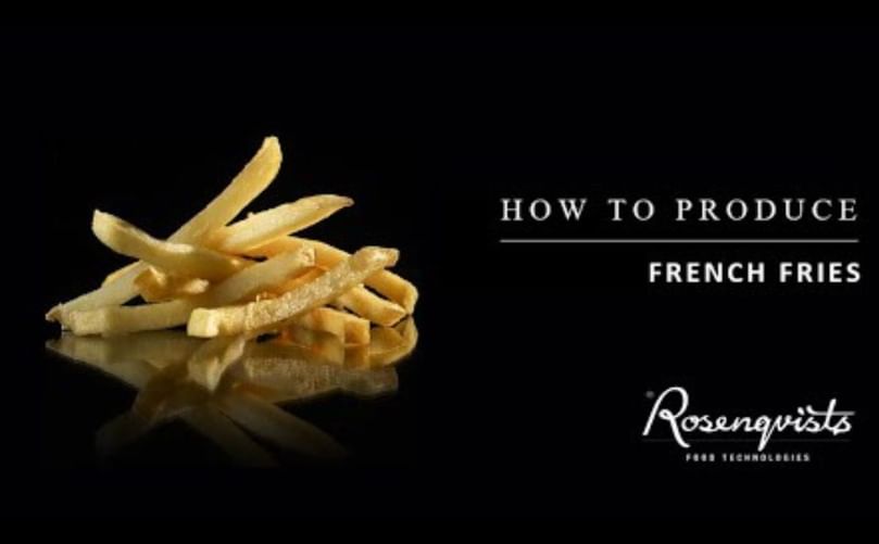 Rosenqvists French Fry Line with Optional Coating System Rosenqvists French Fry Line with Optional Coating System