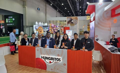 Hungritos presents its frozen food range and introduces new Potaco Bites during Gulfood 2026 at Dubai World Trade Centre, engaging international buyers and foodservice partners. Hungritos presents its frozen food range and introduces new Potaco Bites during Gulfood 2026 at Dubai World Trade Centre, engaging international buyers and foodservice partners.
