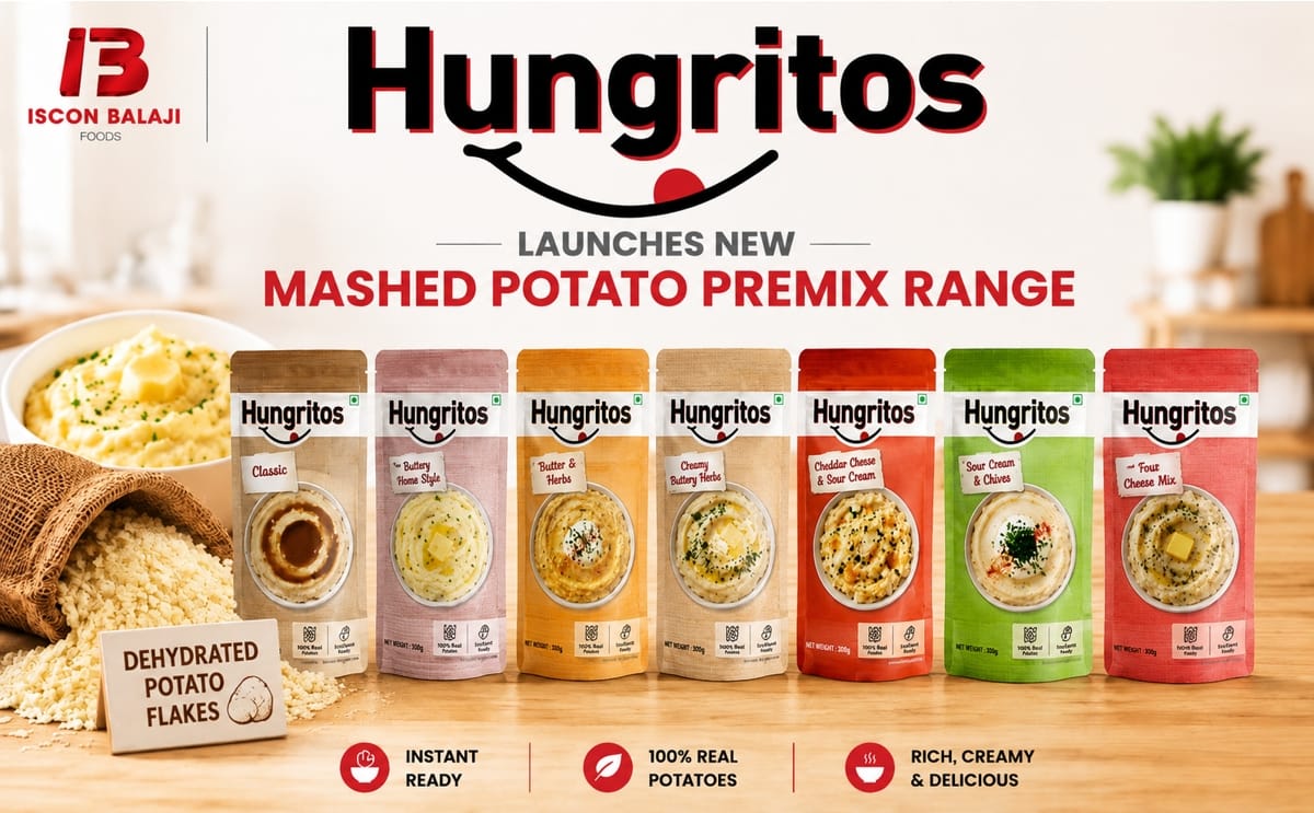 Hungritos Unveiled Its New Mashed Potato Premix Range at Snackex 2026