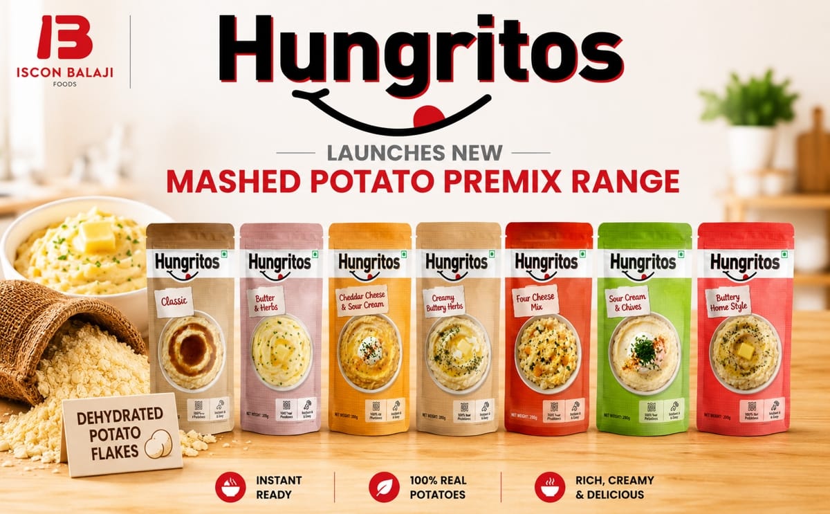 Hungritos Unveiled Its New Mashed Potato Premix Range at Snackex 2026