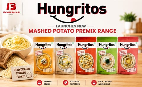 Hungritos Unveiled Its New Mashed Potato Premix Range at Snackex 2026 Hungritos Unveiled Its New Mashed Potato Premix Range at Snackex 2026