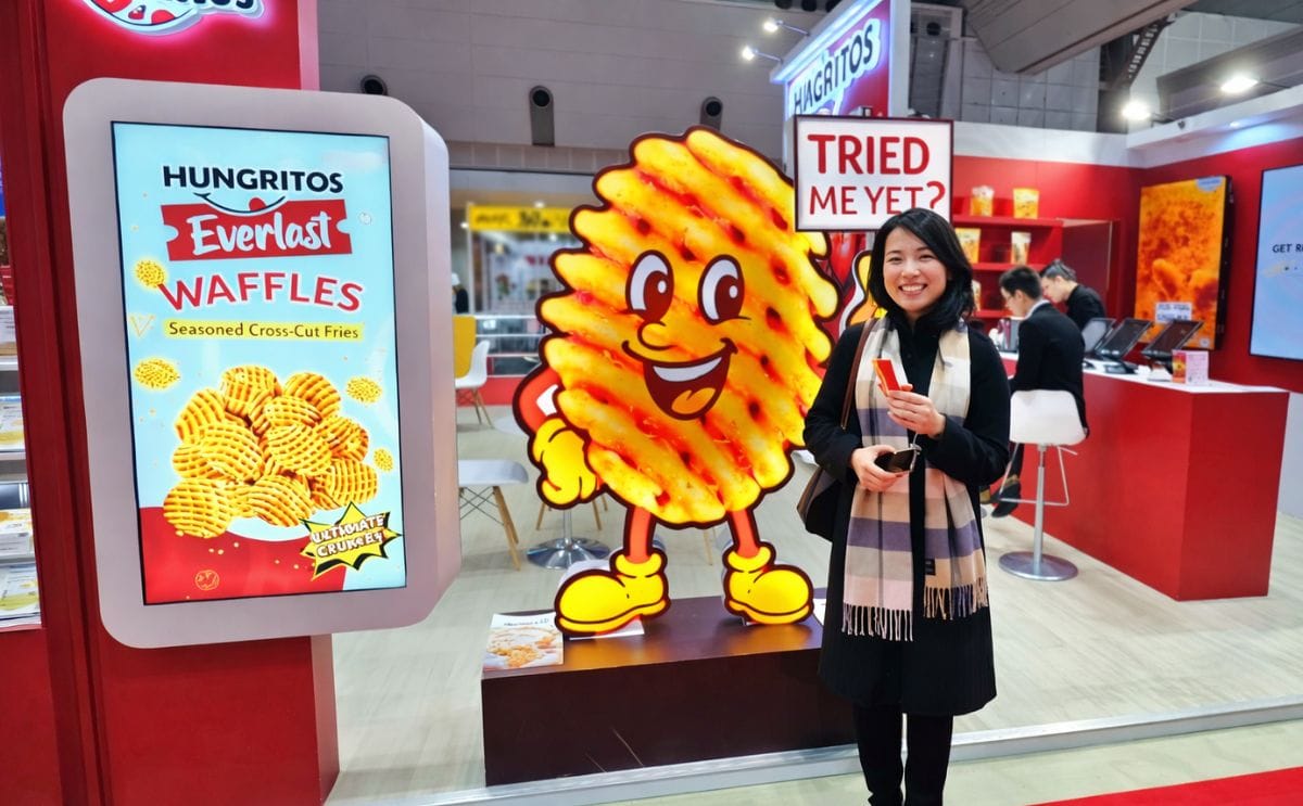 Hungritos presents waffle fries and frozen innovations at Foodex Japan 2026