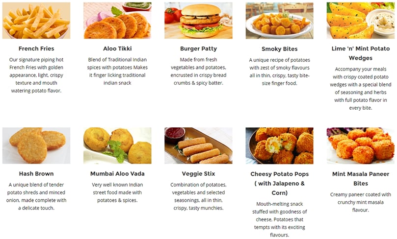 Some of the HyFun potato specialties.