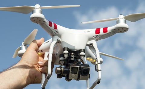Drones offer an opportunity to gather detailed data on a potato field before and during the growing season Drones offer an opportunity to gather detailed data on a potato field before and during the growing season