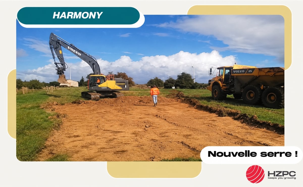 HZPC France begins construction of a new greenhouse in Ruisseauville to expand mini-tuber production capacity to up to 2 million tubers.