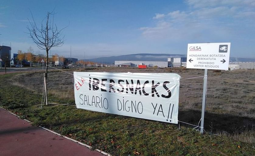 Los 24 trabajadores de Ibersnacks pedían un aumento en el salario al fabricante de patatas de Hacendado.