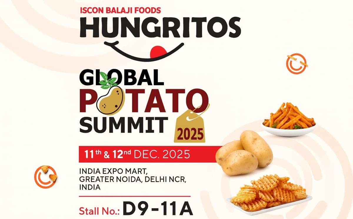 Iscon Balaji Foods to Join the Global Potato Summit 2025 as a Proud Platinum Sponsor.