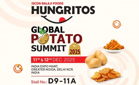 Iscon Balaji Foods to Join the Global Potato Summit 2025 as a Proud Platinum Sponsor. Iscon Balaji Foods to Join the Global Potato Summit 2025 as a Proud Platinum Sponsor.