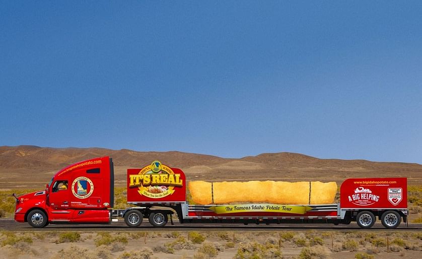 Goodbye to the famous titanic tuber and hello to the newly unveiled, 40-foot long Big Idaho French Fry Truck