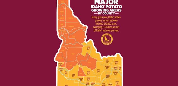  Idaho Potato growing locations (Idaho Potato Commission)