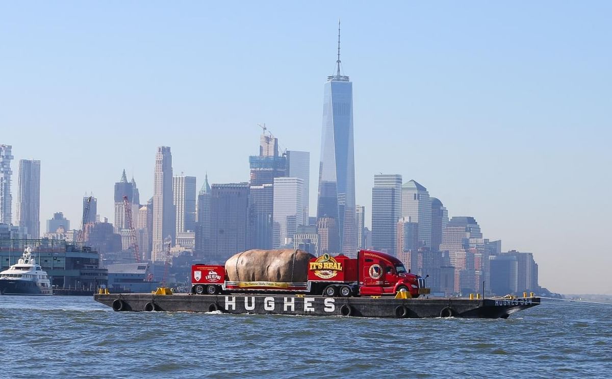 The Big Idaho Potato Truck tours New York City 