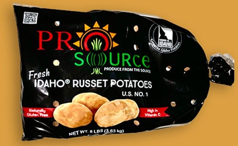 New branded Idaho russet potato packaging launched New branded Idaho russet potato packaging launched