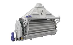 The Idaho Steel Drum Dryer is specifically developed for the production of potato flakes