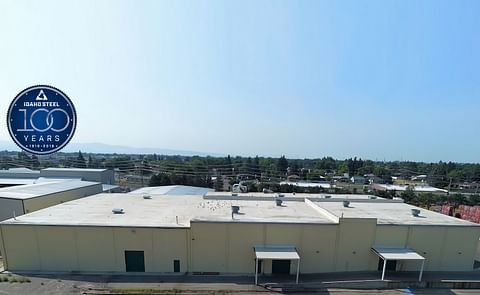 A view of the building that was recently acquired by Idaho Steel from Del Monte seed operations. On the aerial view in the article is indicated where this picture of the expansion was taken. A view of the building that was recently acquired by Idaho Steel from Del Monte seed operations. On the aerial view in the article is indicated where this picture of the expansion was taken.